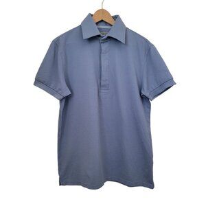 Vintage MARCELLO CONTI Resort Wear Light Blue Polo Shirt Men's Sz 3 / Large
